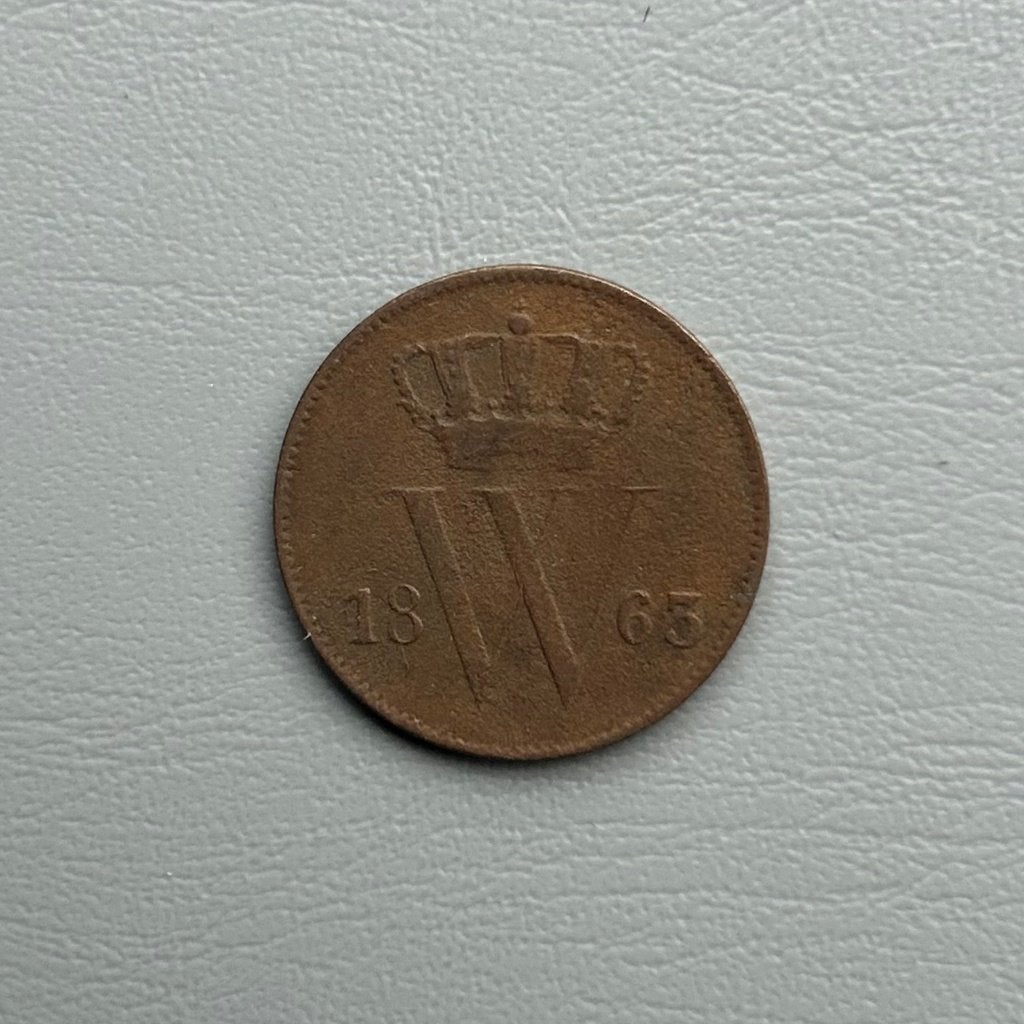 1 cent 1863, Ophalen of Verzenden, Koning Willem III, 1 cent