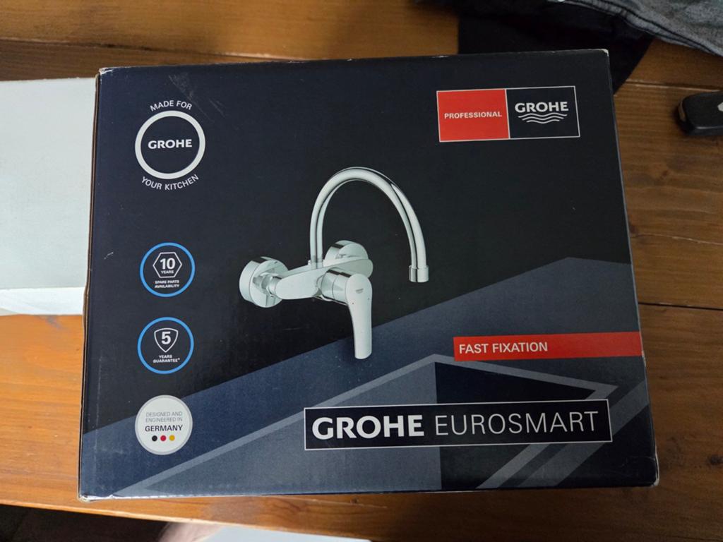 Grohe Keukenkraan of Uitstortbak Kraan - Nieuw in Doos, Ophalen of Verzenden, Nieuw, Chroom, Kraan