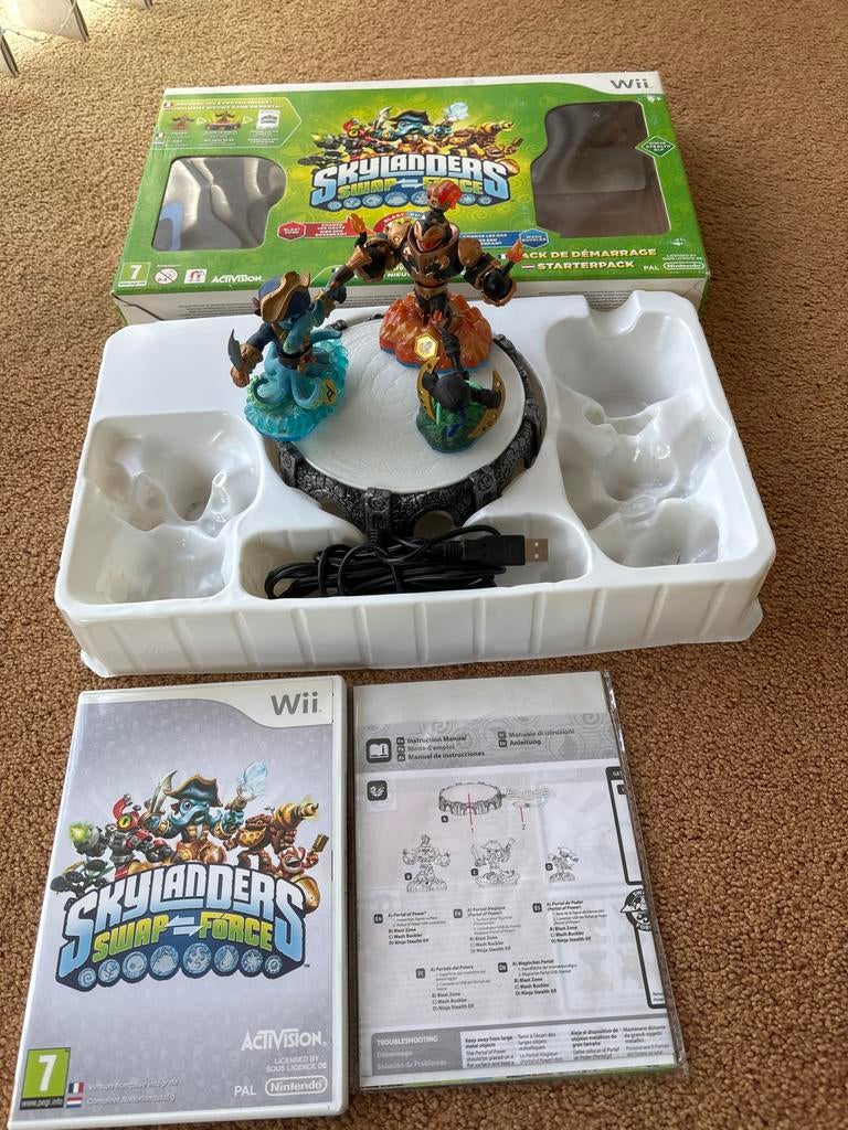 Skylanders Swap Force Starter Pack Wii - Compleet, Avontuur en Actie, 1 speler, Ophalen of Verzenden, Zo goed als nieuw
