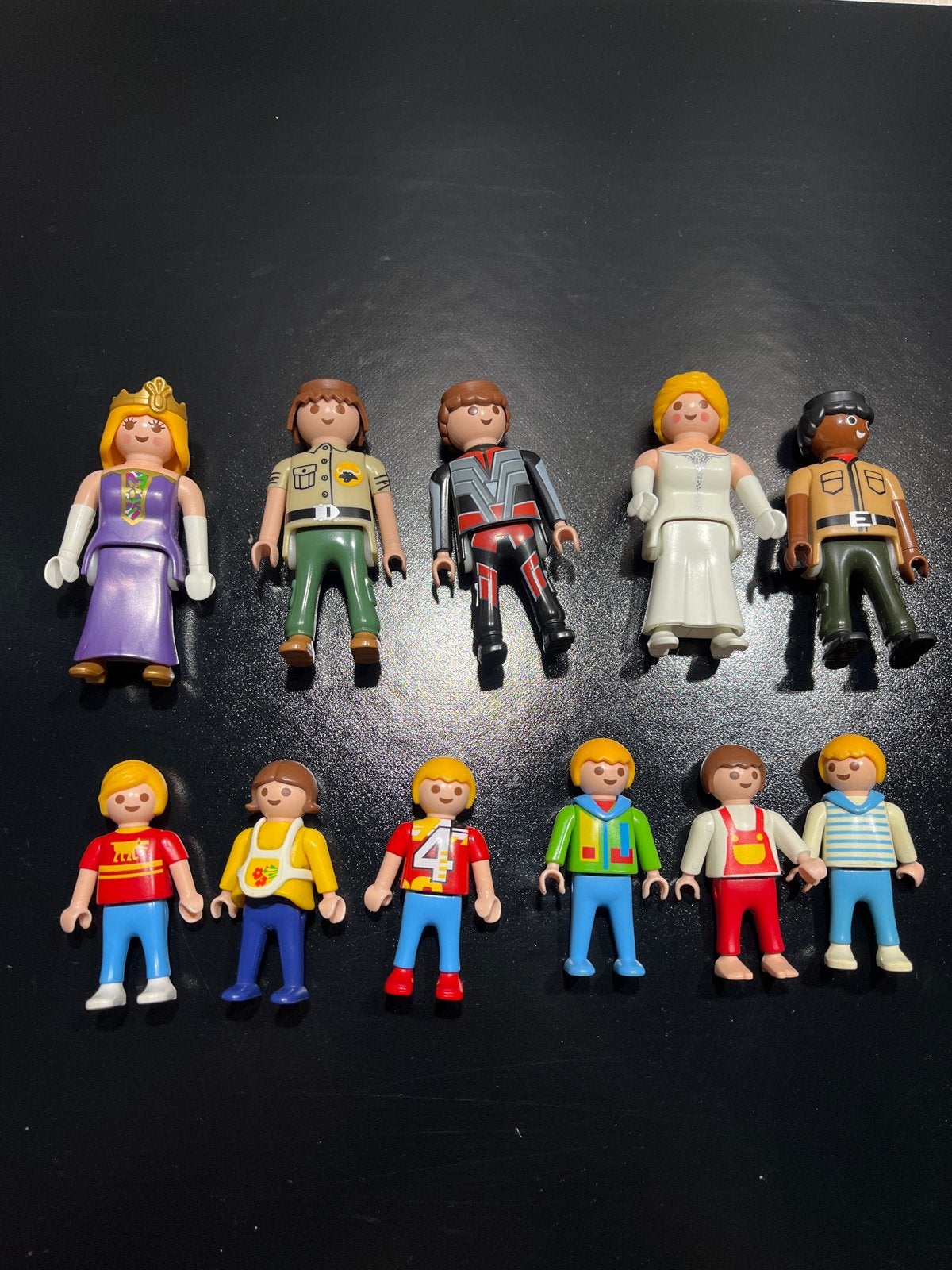 Playmobil Poppetjes - Diverse Figuren (10 stuks), Ophalen of Verzenden, Gebruikt, Jongen of Meisje