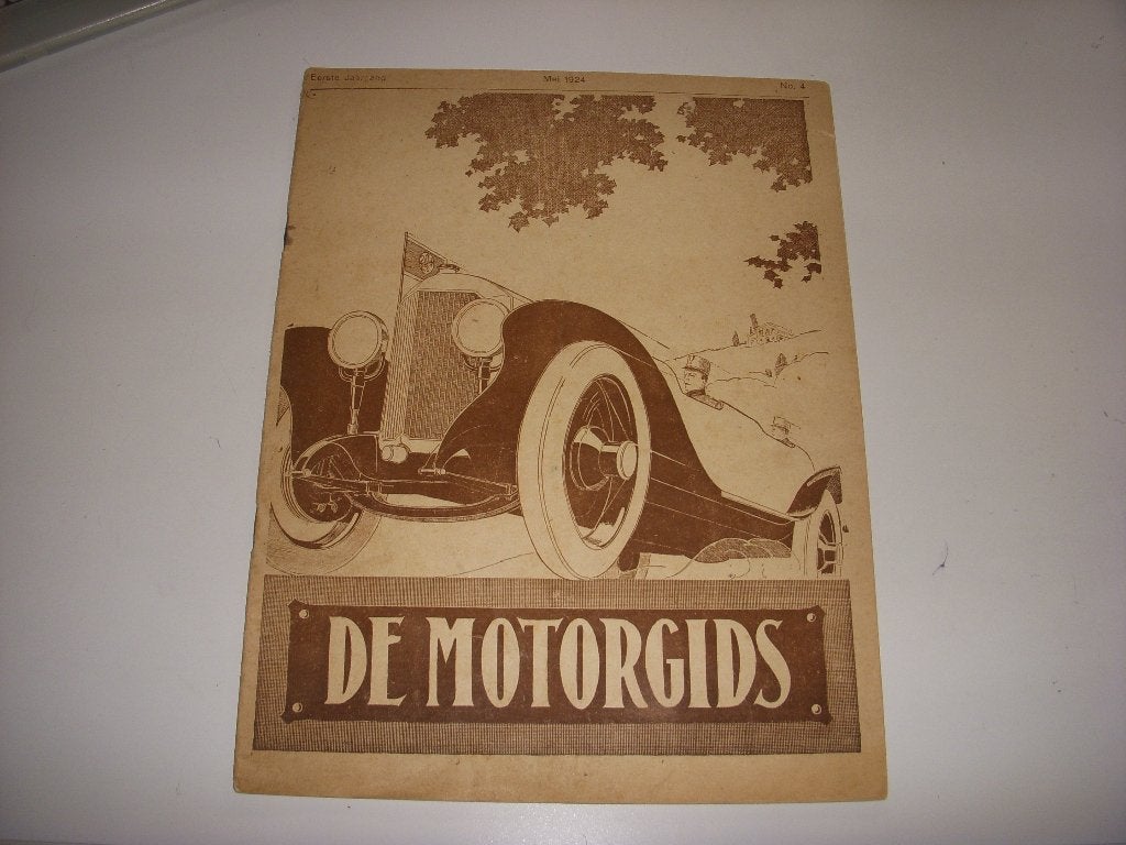 Tijdschrift De Motorgids mei 1924, motor en Automobielhandel, Ophalen of Verzenden, Gebruikt, Motoren
