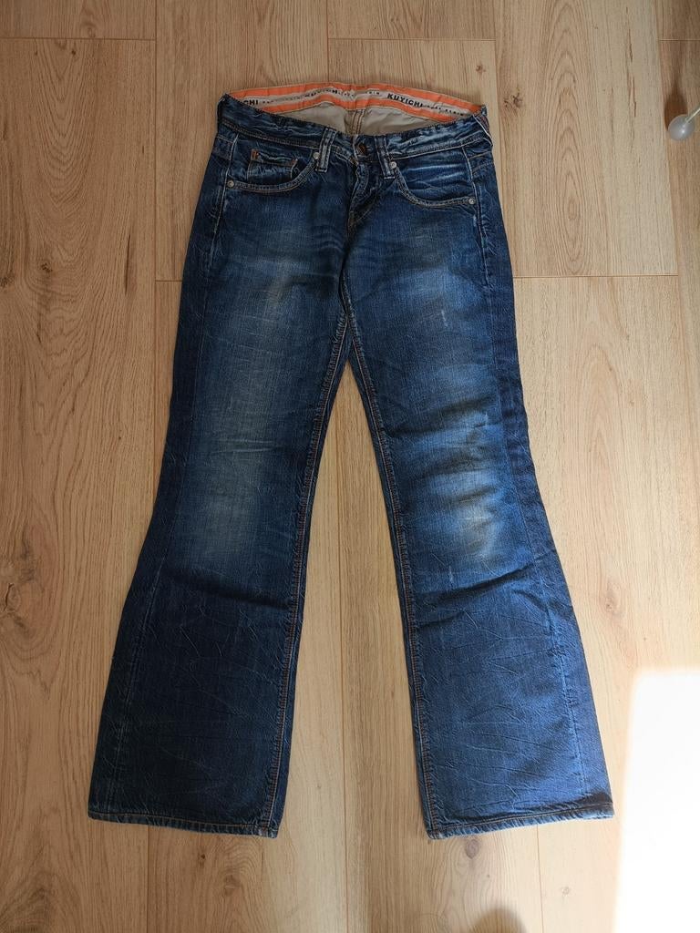 Kuyichi spijkerbroek maat 26/34, Ophalen of Verzenden, Zo goed als nieuw, Blauw, W27 (confectie 34) of kleiner