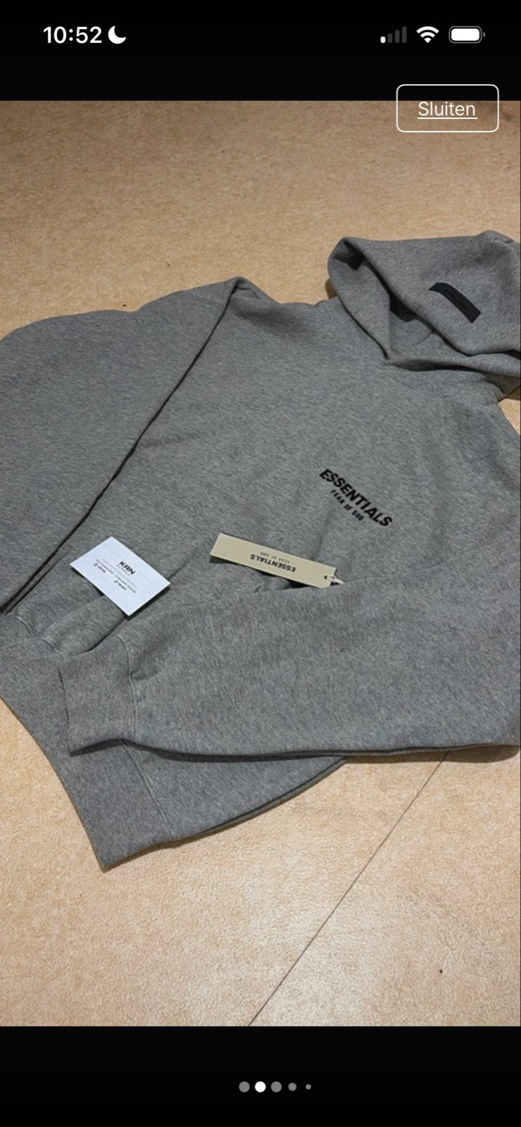Essentials Fear of God trui grijs Maat L, Kleding | Heren, Heren-kledingpakketten, Ophalen of Verzenden, Nieuw, Maat 52/54 (L)
