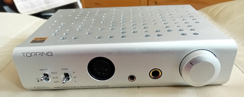 Topping A30 pro hoofdtelefoonversterker, Audio, Tv en Foto, Ophalen of Verzenden, Zo goed als nieuw, 120 watt of meer, Overige merken