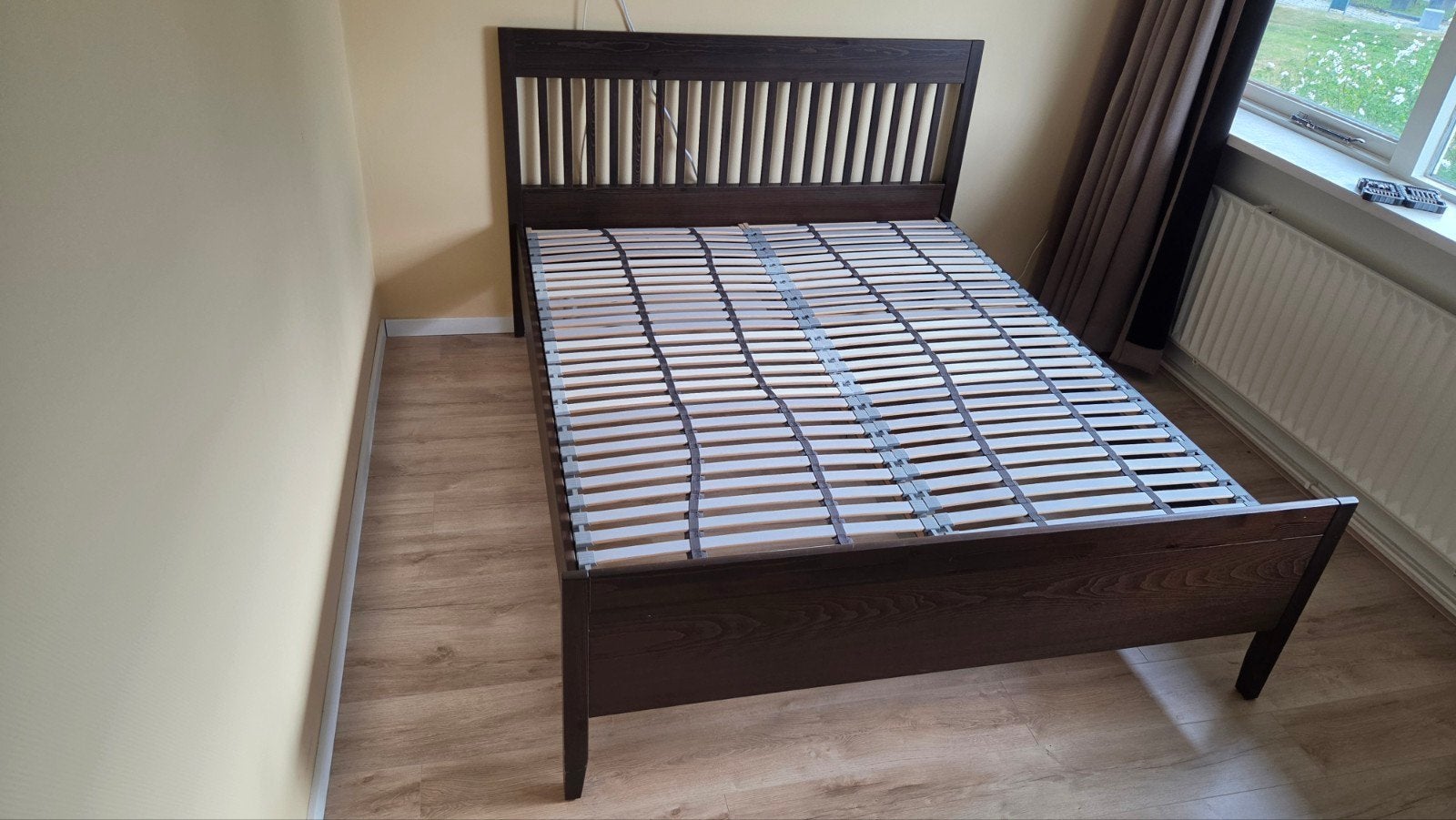 Tweepersoonsbed Idanäs ikea 160x200cm, Ophalen, Bruin, Tweepersoons, Zo goed als nieuw