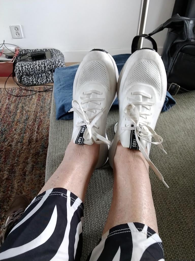 Witte gympen van Fabs maat 40, Fabs, Wit, Ophalen of Verzenden, Sneakers of Gympen