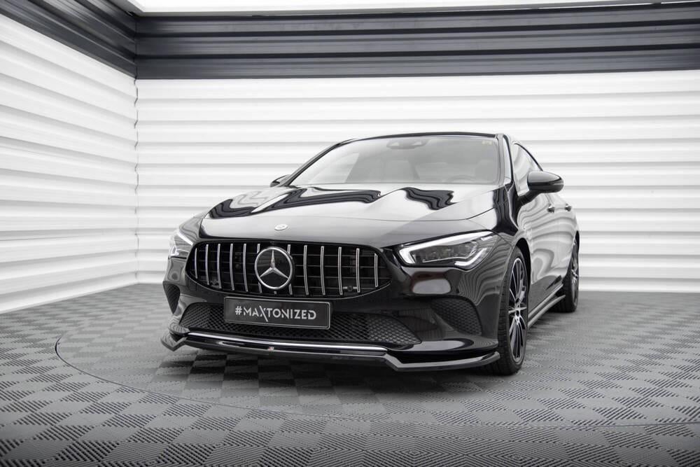 Voorlip spoiler sideskirt diffuser - Mercedes CLA C118 19+