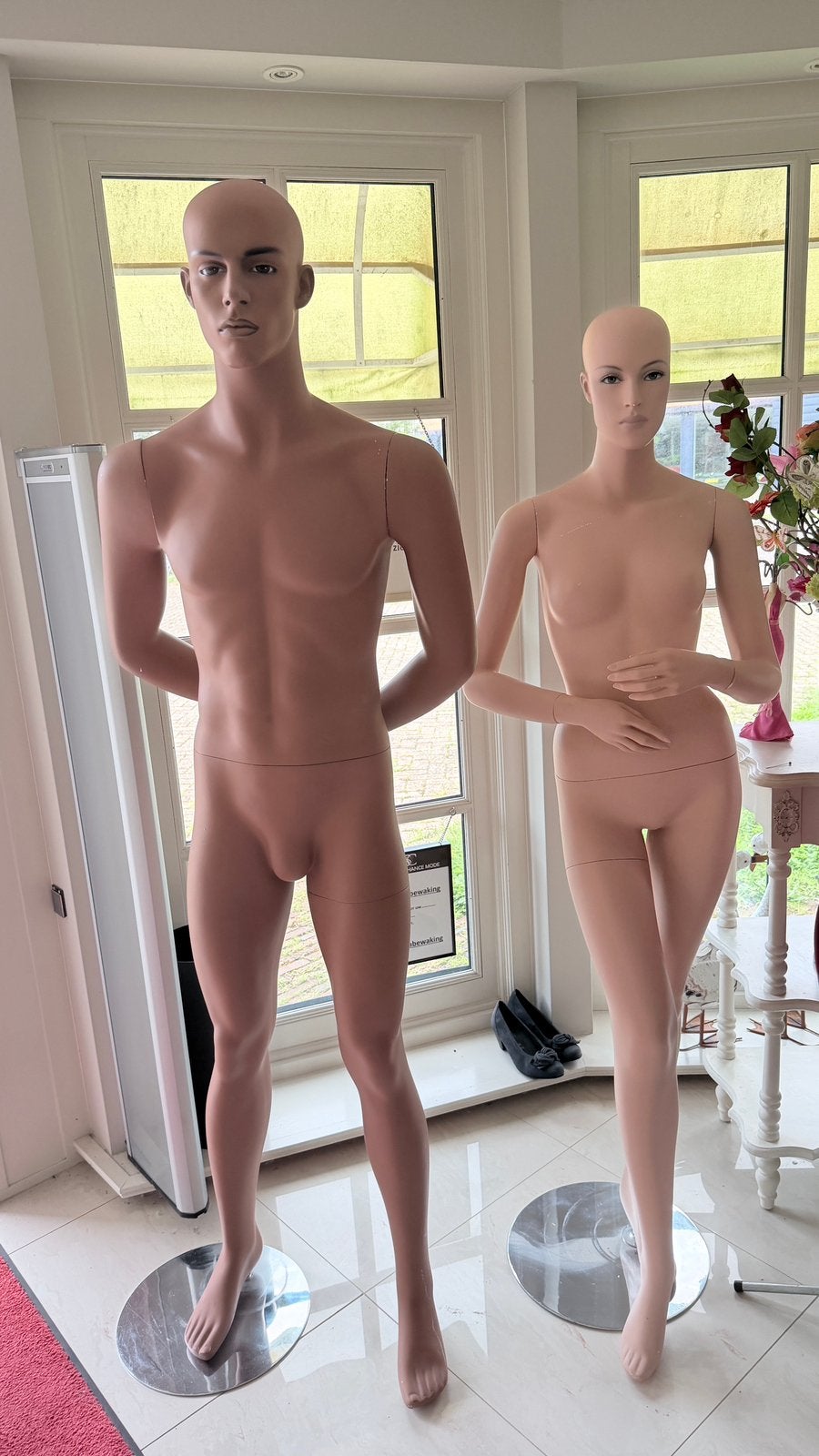 Etalagepop man en vrouw, Huis en Inrichting, Ophalen, Gebruikt