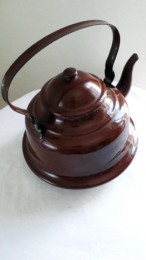 EMAILLE ZAKKETEL BEGIN 1900, Antiek en Kunst, Ophalen of Verzenden