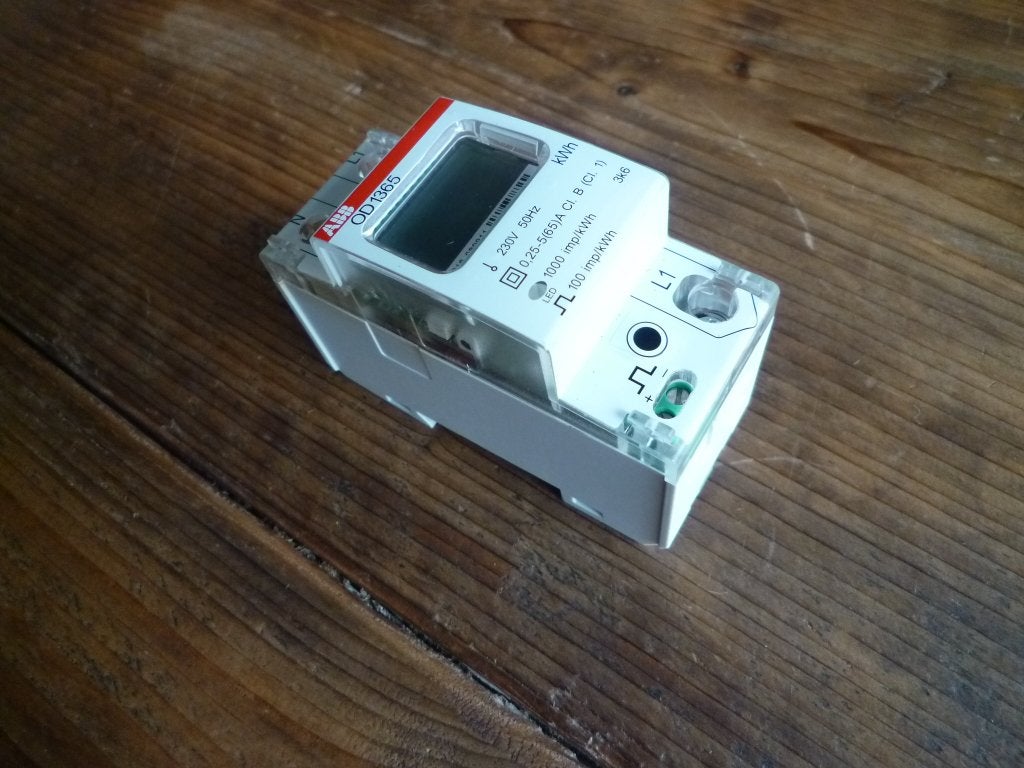 ABB Kilowattuurmeter OD 1365 gebruikt, Ophalen of Verzenden, Gebruikt, ABB, Overige typen