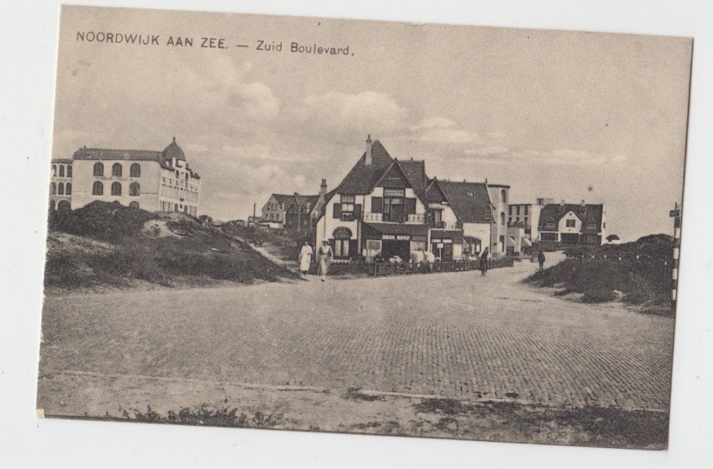 069 Noordwijk aan Zee 1944 Zuid Boulevard Oude Verzonden B48, Verzenden, 1940 tot 1960, Gelopen, Zuid-Holland