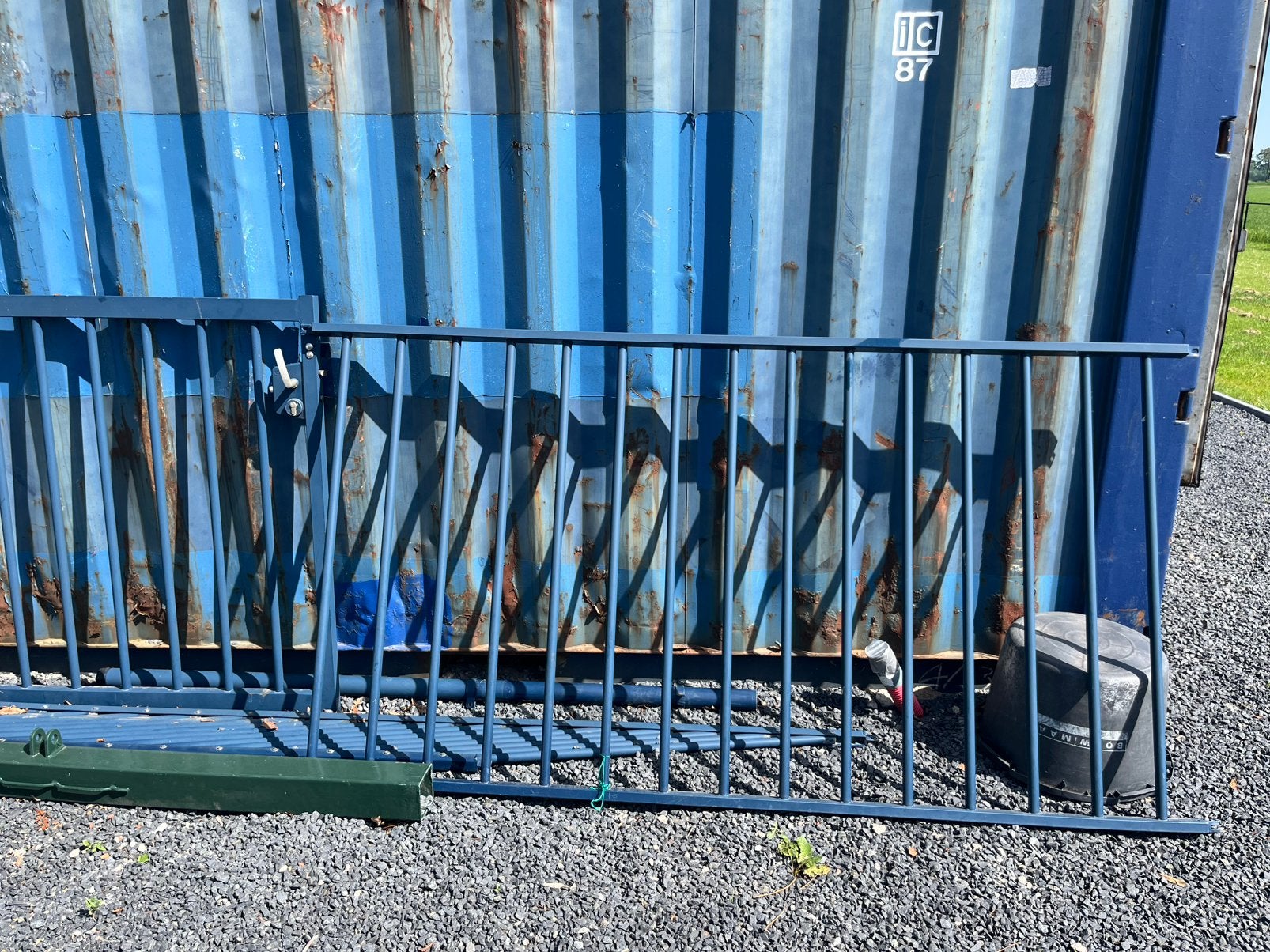 Poort/hek, Tuin en Terras, Tuinhekken en Hekwerk, Ophalen, Gebruikt, IJzer, Tuinhek