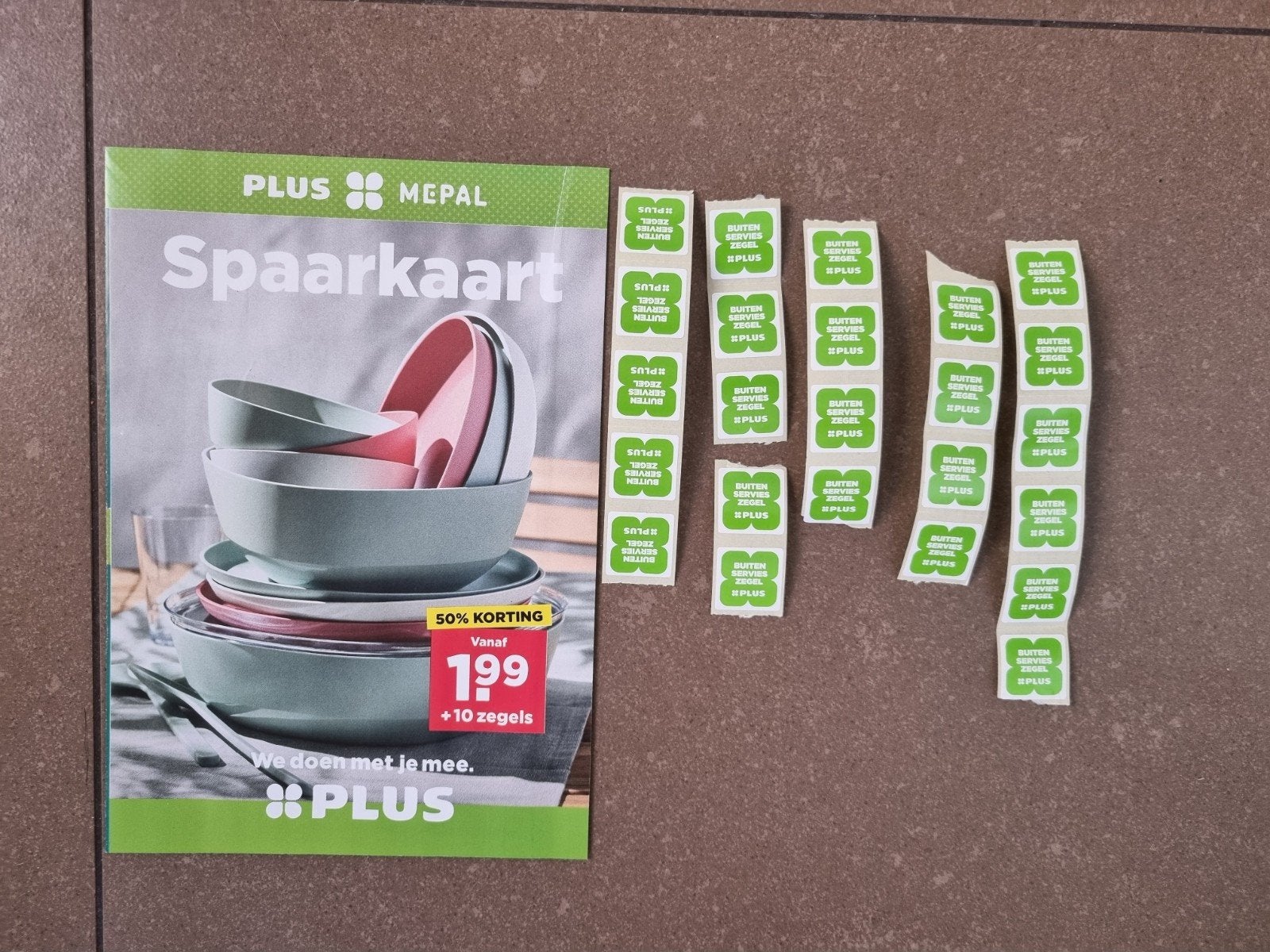 24 Mepal zegels plus, Verzamelen, Plus, Ophalen of Verzenden