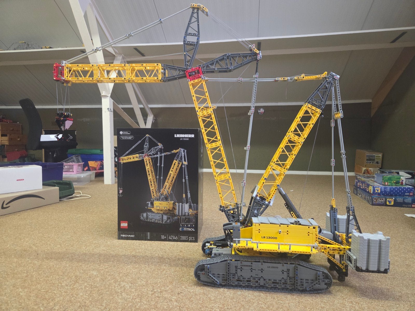 LEGO Technic Liebherr LR 13000 Kraan (42146), Ophalen of Verzenden, Zo goed als nieuw, Overige merken