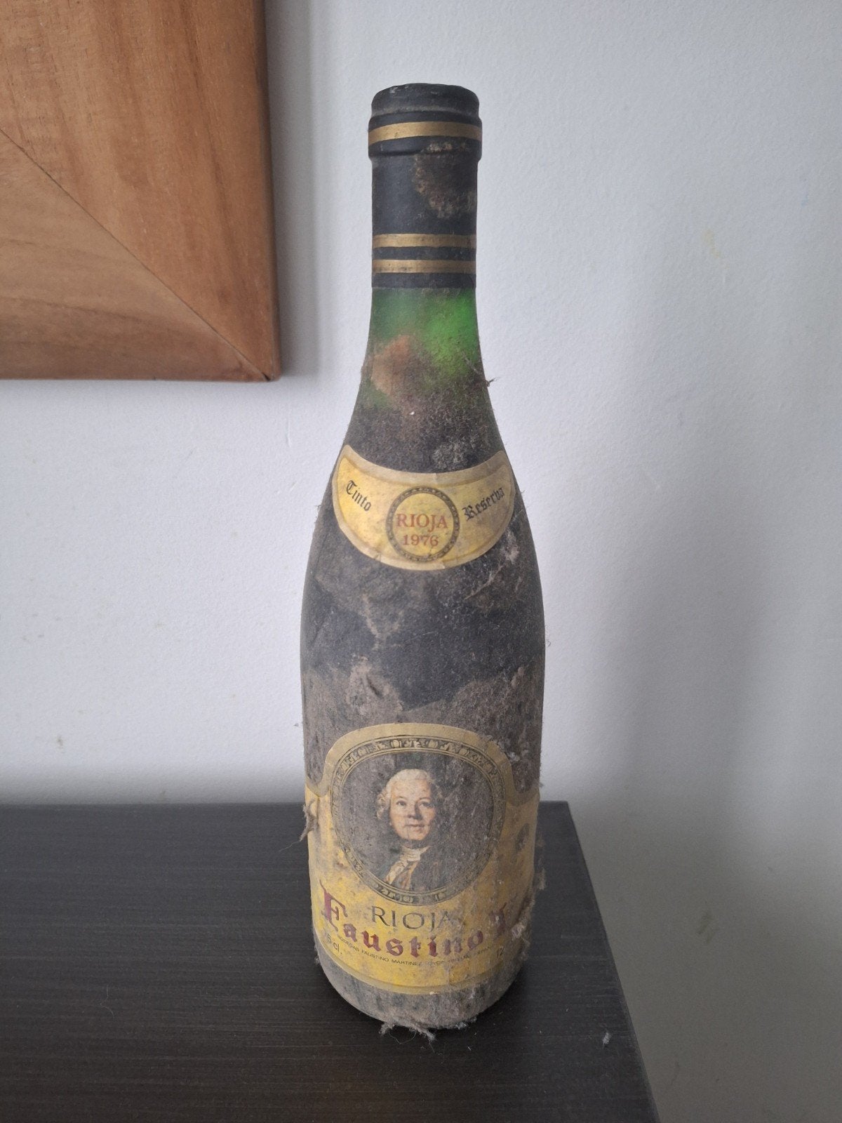 Faustino Rioja Reserva 1976 - Vintage Rode Wijn, Verzamelen, Ophalen of Verzenden, Spanje, Rode wijn