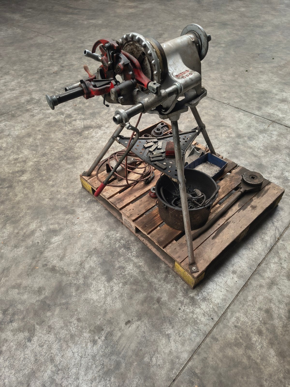Ridgid 300 draadsnij machine, Ophalen, Gebruikt