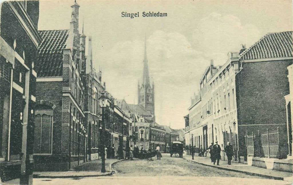 388-508-017 Schiedam Singel, Verzenden, Voor 1920, Zuid-Holland