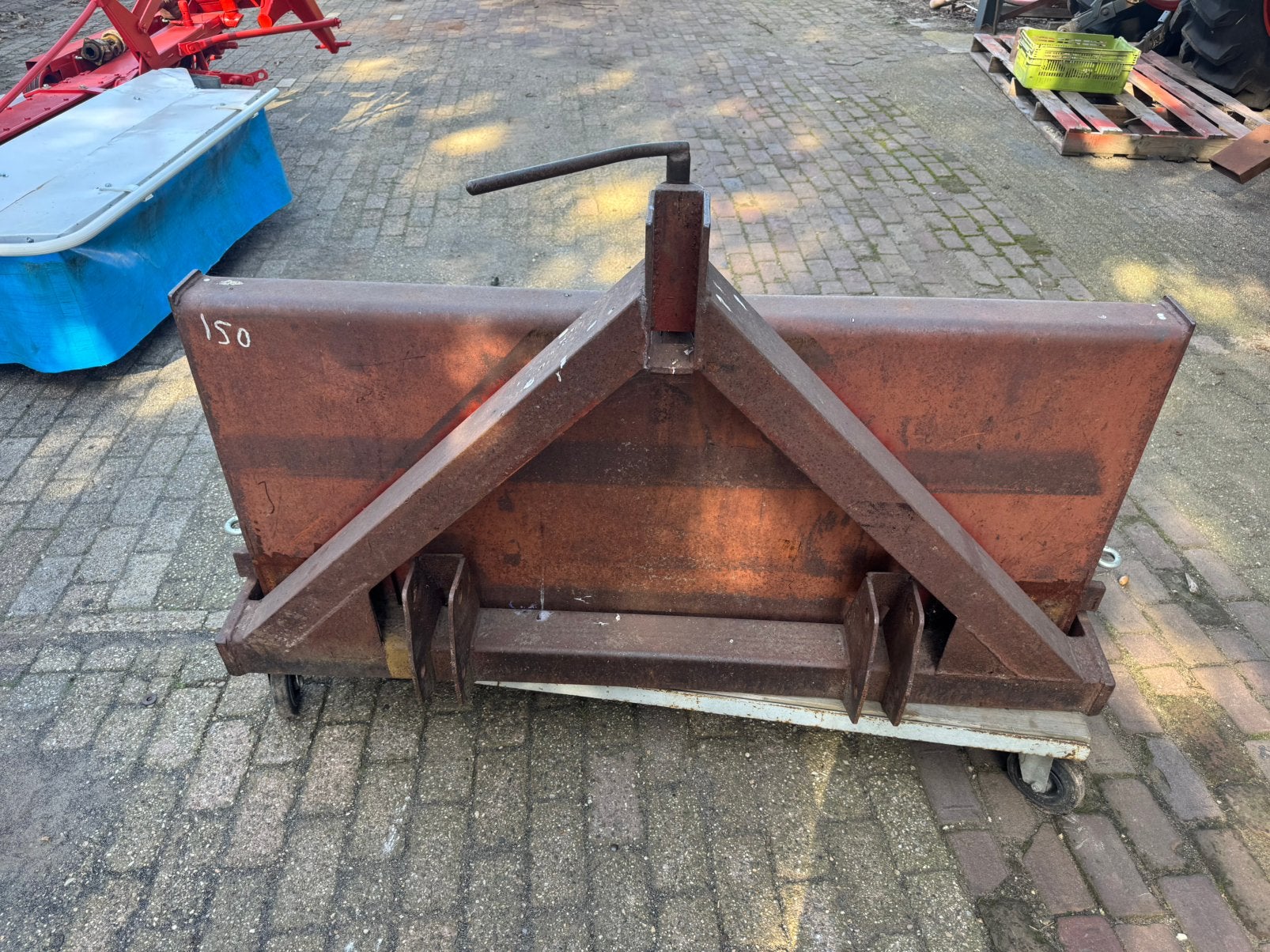 Haspel, grondbak, Maaiers, hooimachines, lastafel, Ophalen of Verzenden, Grondbewerking