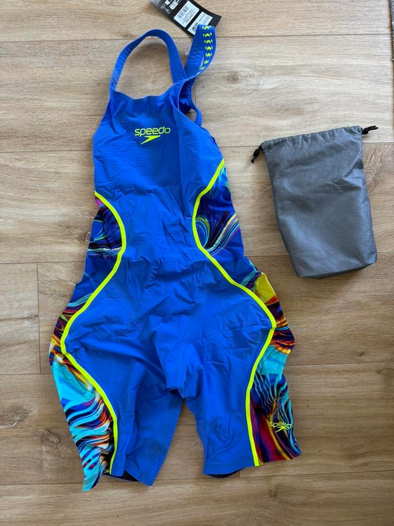 Speedo intent 2.0 26/D34 NIEUW carbon badpak, Kleding | Dames, Badmode en Zwemkleding, Ophalen of Verzenden, Nieuw, Blauw, Badpak