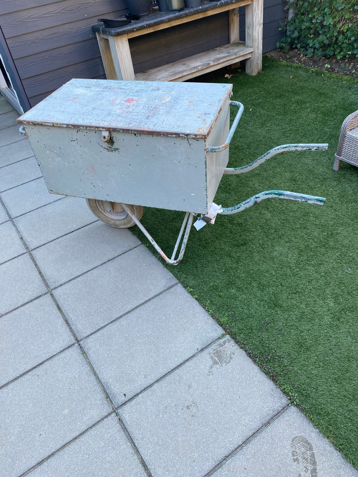 Kruiwagen gereedschap, Ophalen, Gebruikt, Handmatig, Eenwielig