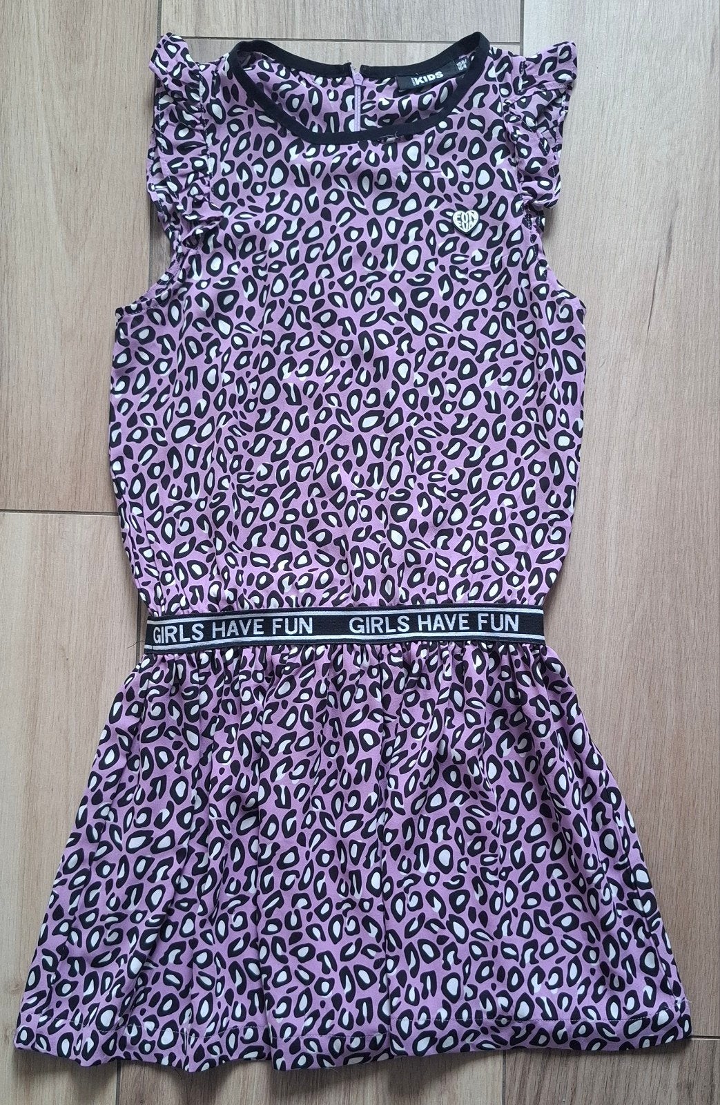 Leopardprint jurk Europe Kids maat 158/164, Europe Kids, Meisje, Ophalen of Verzenden, Zo goed als nieuw