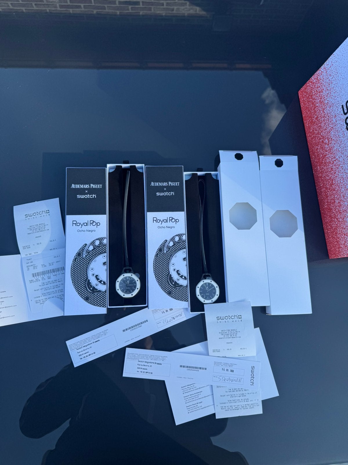 Swatch x Audemars Piguet Royal Pop – Ocho Negro – Nieuw, Sieraden, Tassen en Uiterlijk, Ophalen of Verzenden, Nieuw, Polshorloge