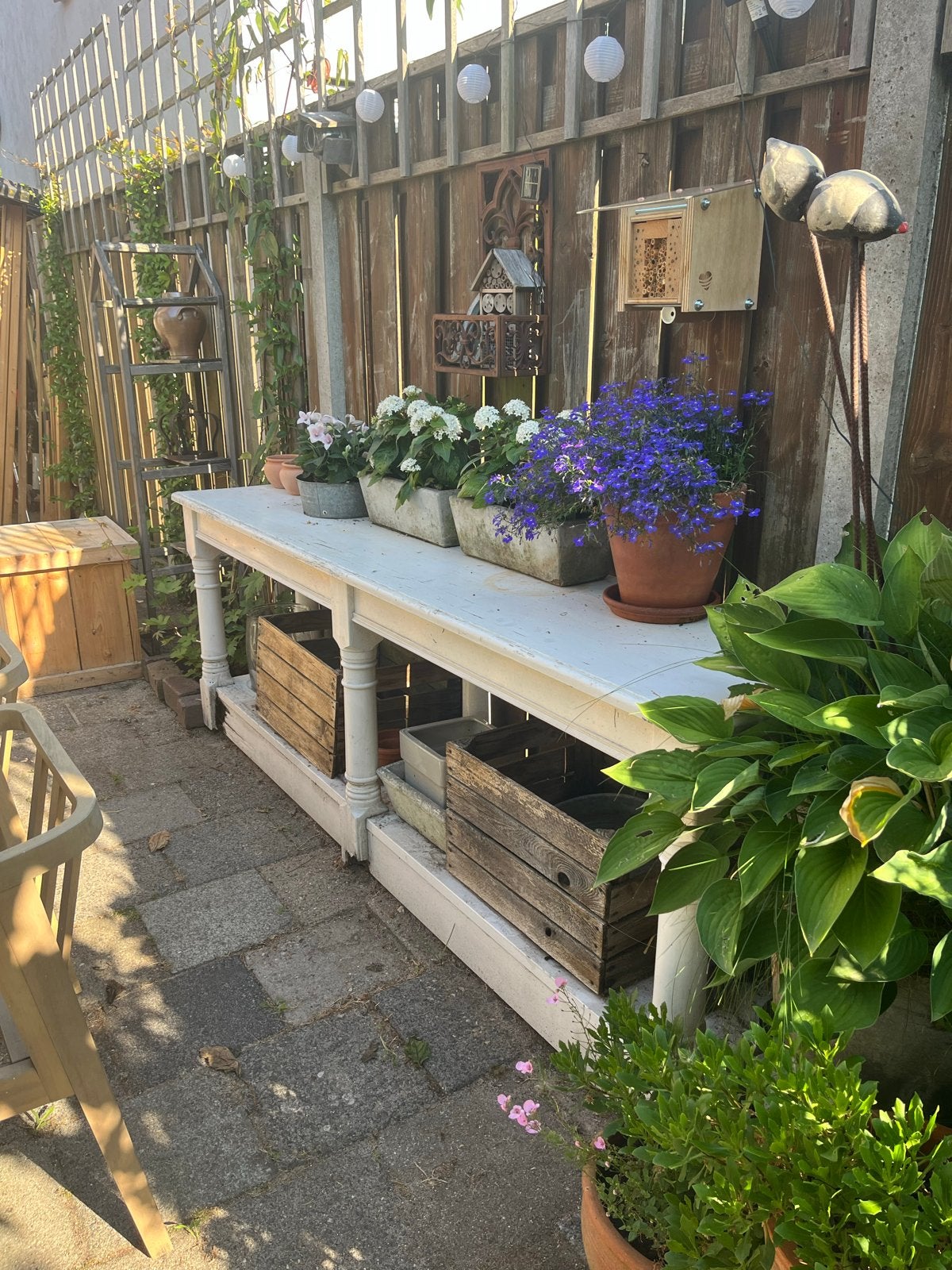 Gratis af halen. opknapper: Vintage houten sidetable, Ophalen, Gebruikt, Rechthoekig, Hout