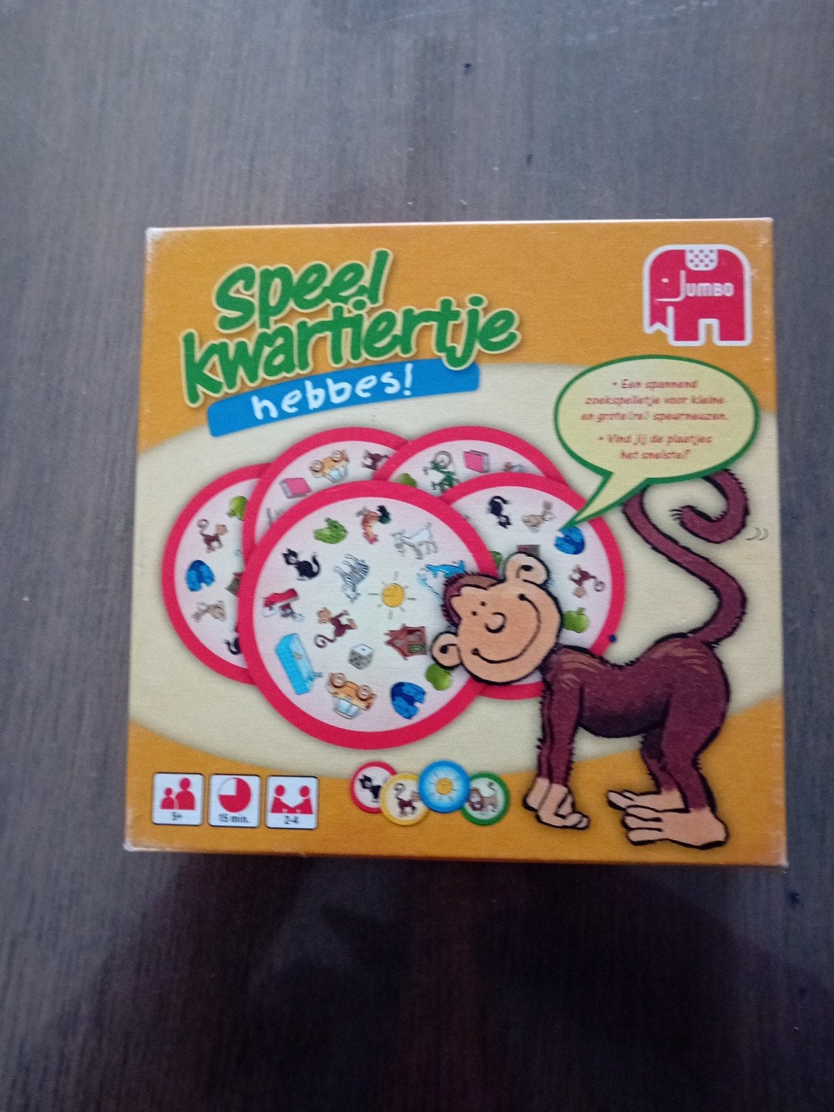Jumbo Speel kwartiertje hebbes! Zoekspel voor kinderen, Ophalen, Jumbo, Zo goed als nieuw, Een of twee spelers