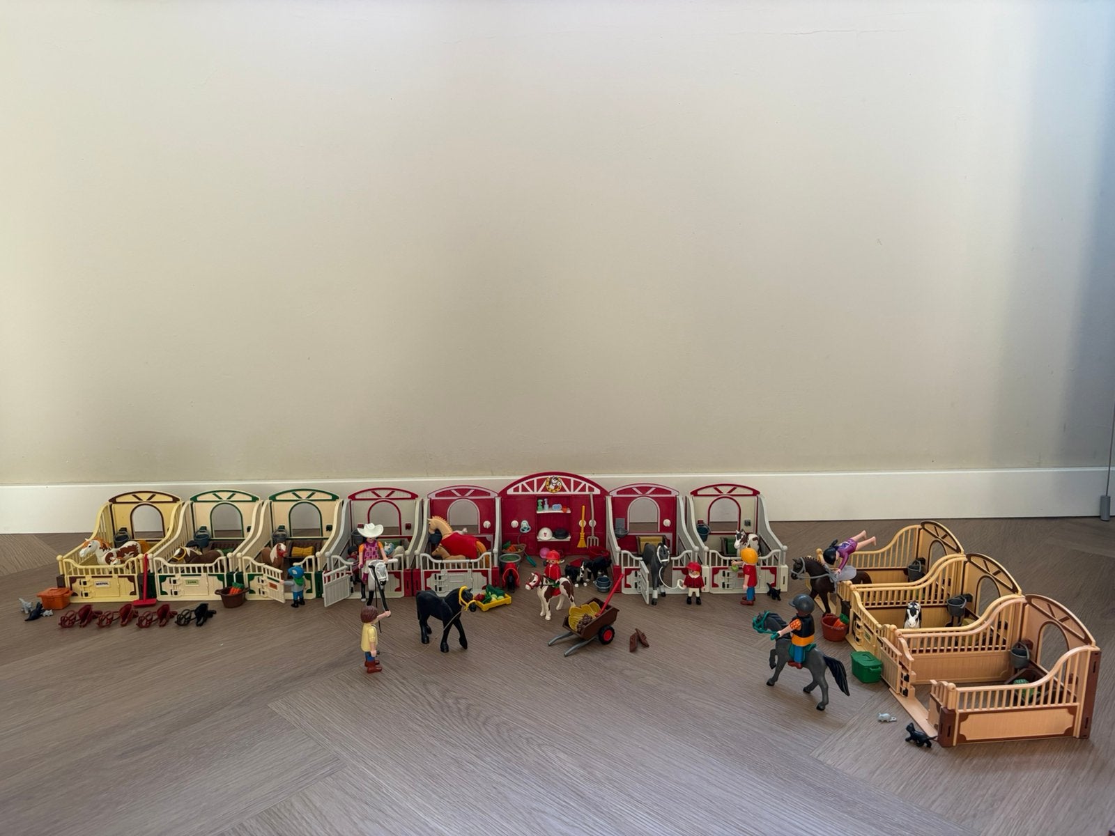 Playmobil paardenstallen, Ophalen, Gebruikt
