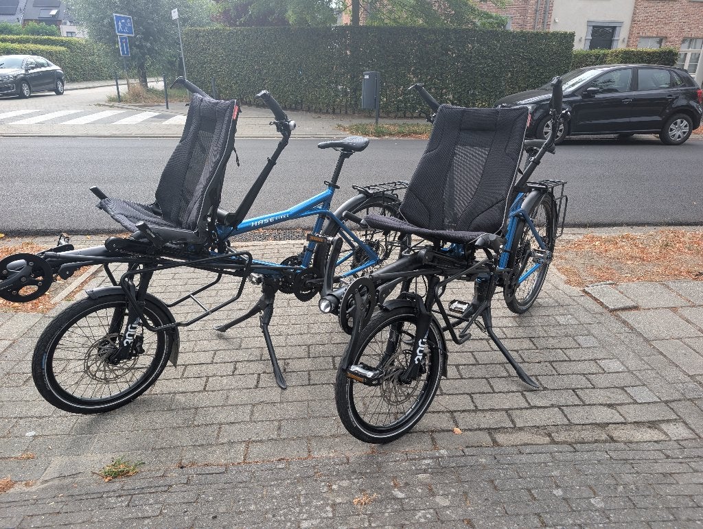 Hase Pino Allround Model 2021 Blauw, Fietsen en Brommers, Ophalen, Gebruikt, Opvouwbaar, Minder dan 49 cm