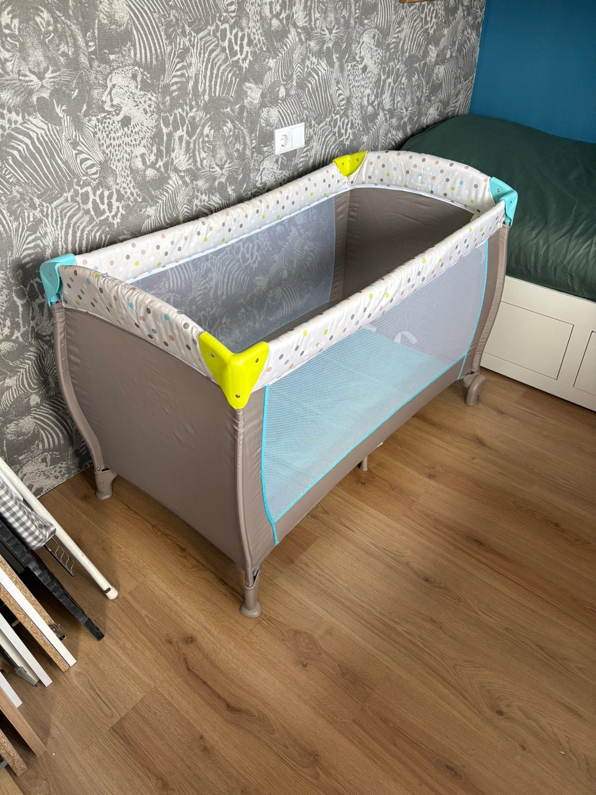 Hauck reisbedje voor thuis of vakantie, Kinderen en Baby's, Ophalen, Nieuw, Minder dan 140 cm, Matras