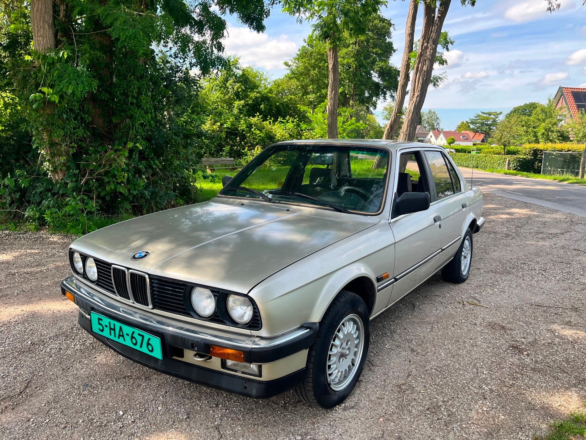 BMW 3-serie 324d e30. 6 cilinder, Auto's, BMW, Achterwielaandrijving, Gebruikt, Bruin, Origineel Nederlands
