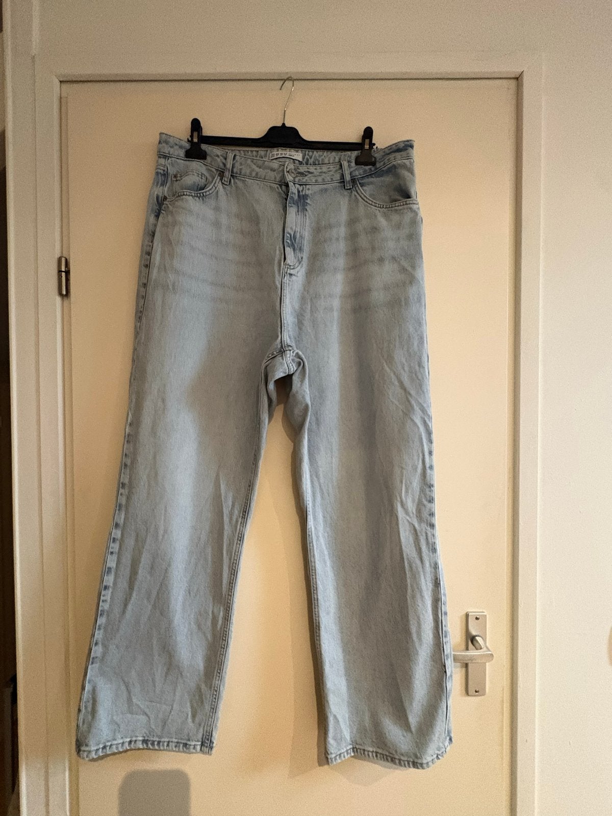 Lichtblauwe wijde jeans van Denim Co. - Maat 48 (XL), Kleding | Dames, Ophalen of Verzenden, Zo goed als nieuw, Maat 46/48 (XL) of groter