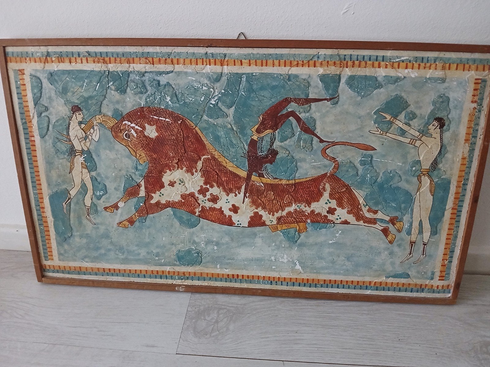 fresco stierspringer, Antiek en Kunst, Ophalen