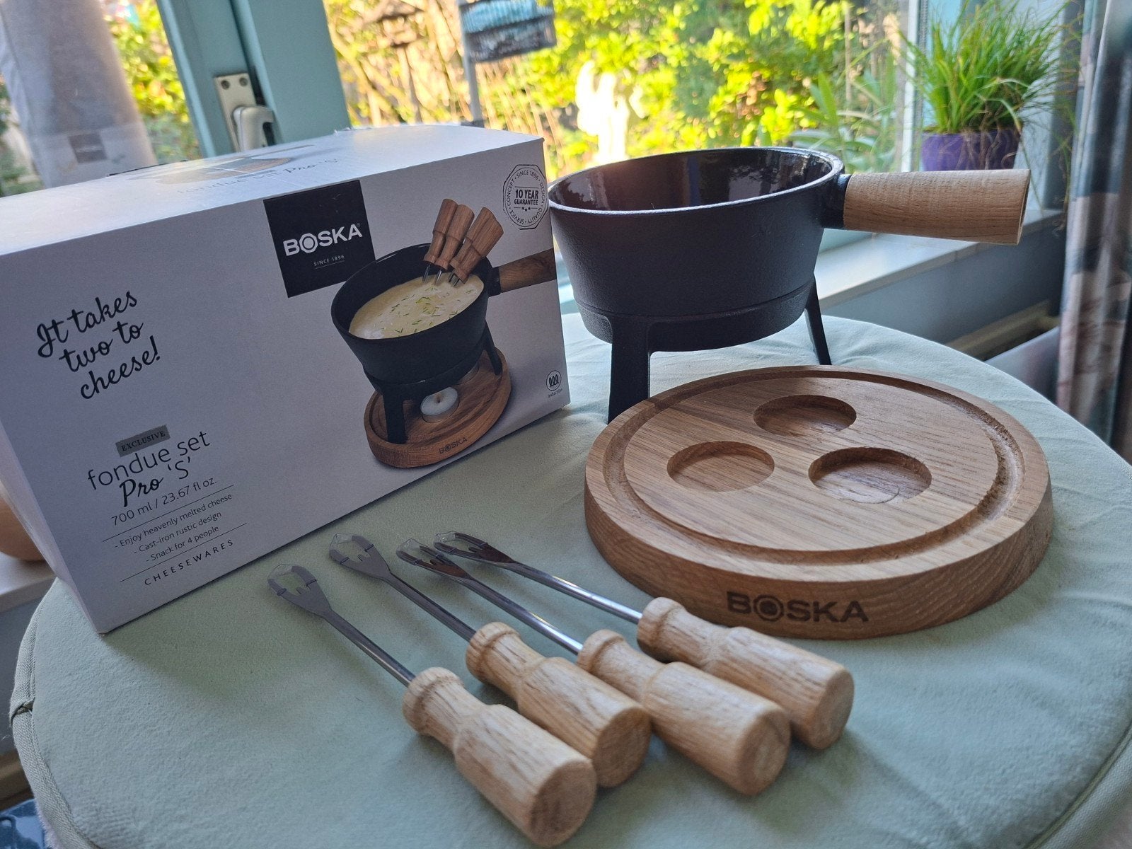 Bosko fondueset Pro S, Ophalen of Verzenden, Zo goed als nieuw, Minder dan 4 personen