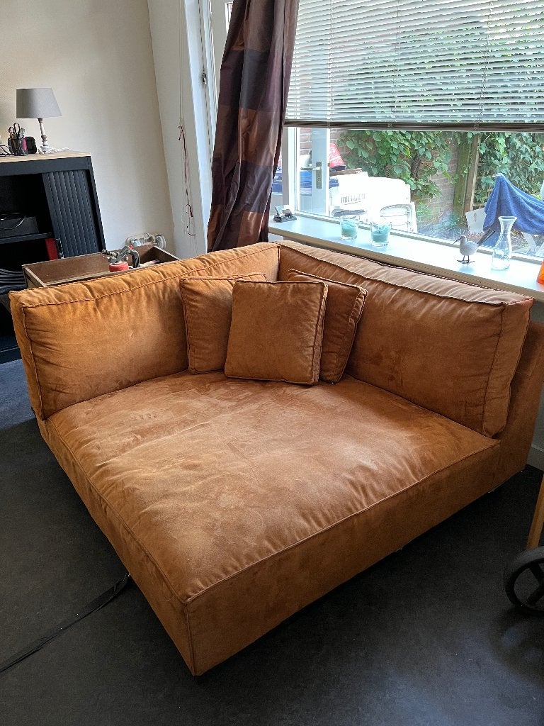 Hoekbank, Ophalen, 125 tot 150 cm, Hoekbank, Tweepersoons