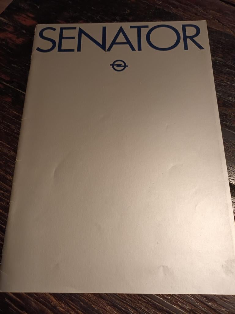 Opel Senator folder uitstekende staat Duitstalig, Ophalen of Verzenden, Zo goed als nieuw, Opel