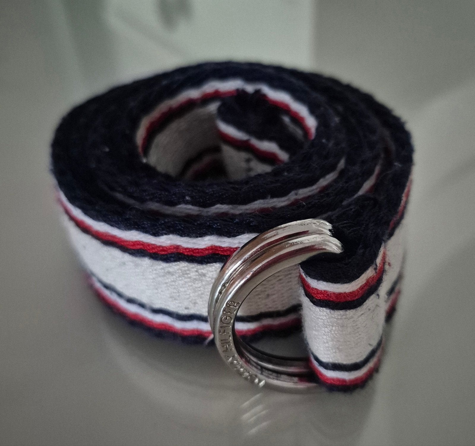 Tommy Hilfiger riem 95cm, Wit, 90 tot 100 cm, Ophalen of Verzenden, Zo goed als nieuw