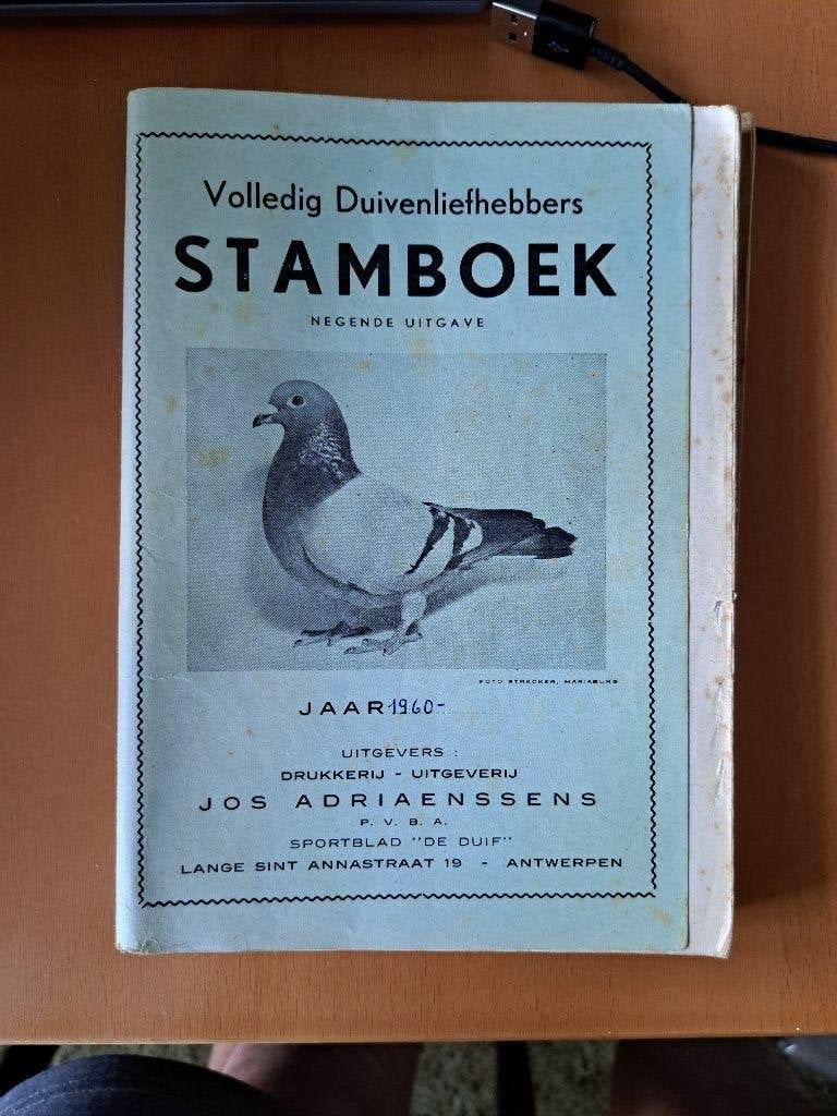 Volledig Duivenliefhebbersstamboek, Boeken, Ophalen of Verzenden