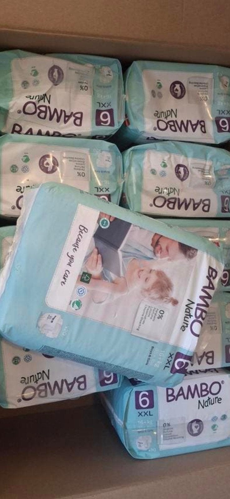 Bambo Nature luiers maat 6 (XXL) - 10 pakken (200 luiers), Ophalen of Verzenden, Nieuw