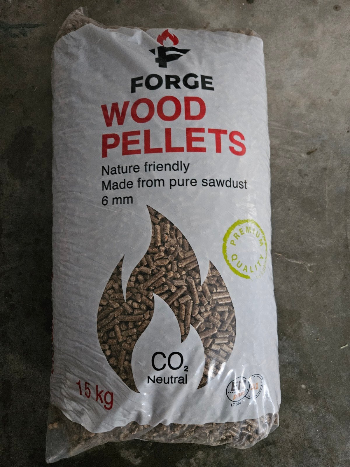Forge premium witte houtpellets 10 zakken, Minder dan 3 m³, Ophalen