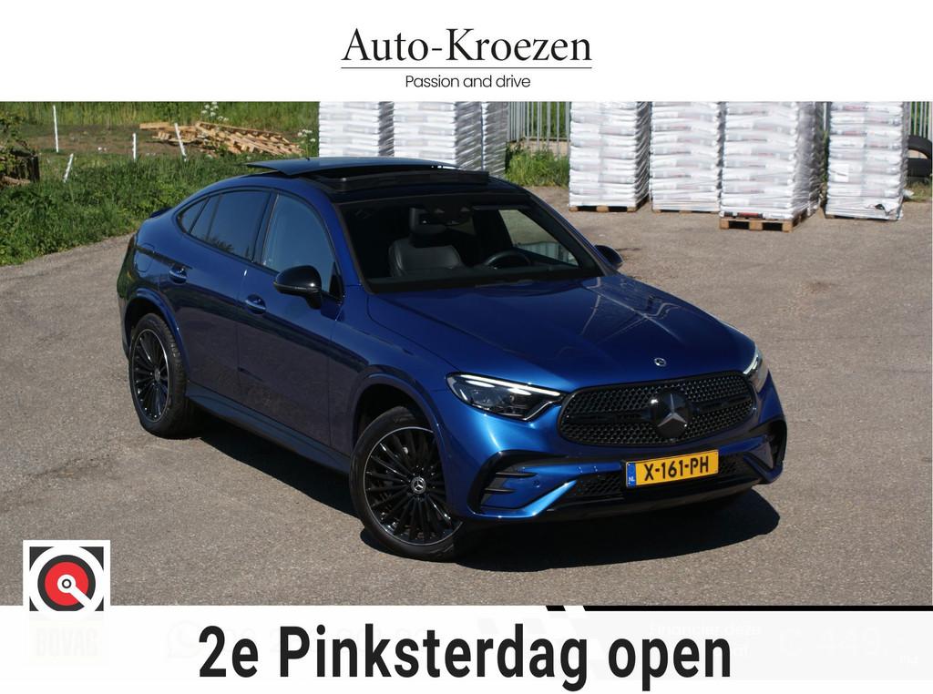 Mercedes-Benz GLC-klasse Coupé 400e 4MATIC AMG Line | Pano, Auto's, Mercedes-Benz, Automaat, Gebruikt, 4 cilinders, Blauw