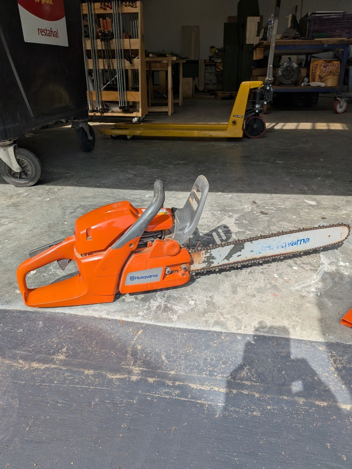 Husqvarna 455 Rancher X-Torq Kettingzaag, Ophalen, Gebruikt, 70 mm of meer, Kettingzaag
