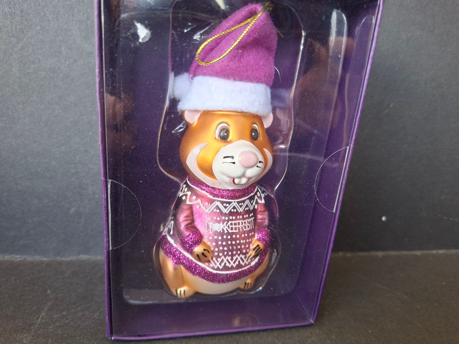 Kerst Ornament AH Harrie Hamster Kerstbal Kerst NIEUW, Diversen, Ophalen of Verzenden, Nieuw