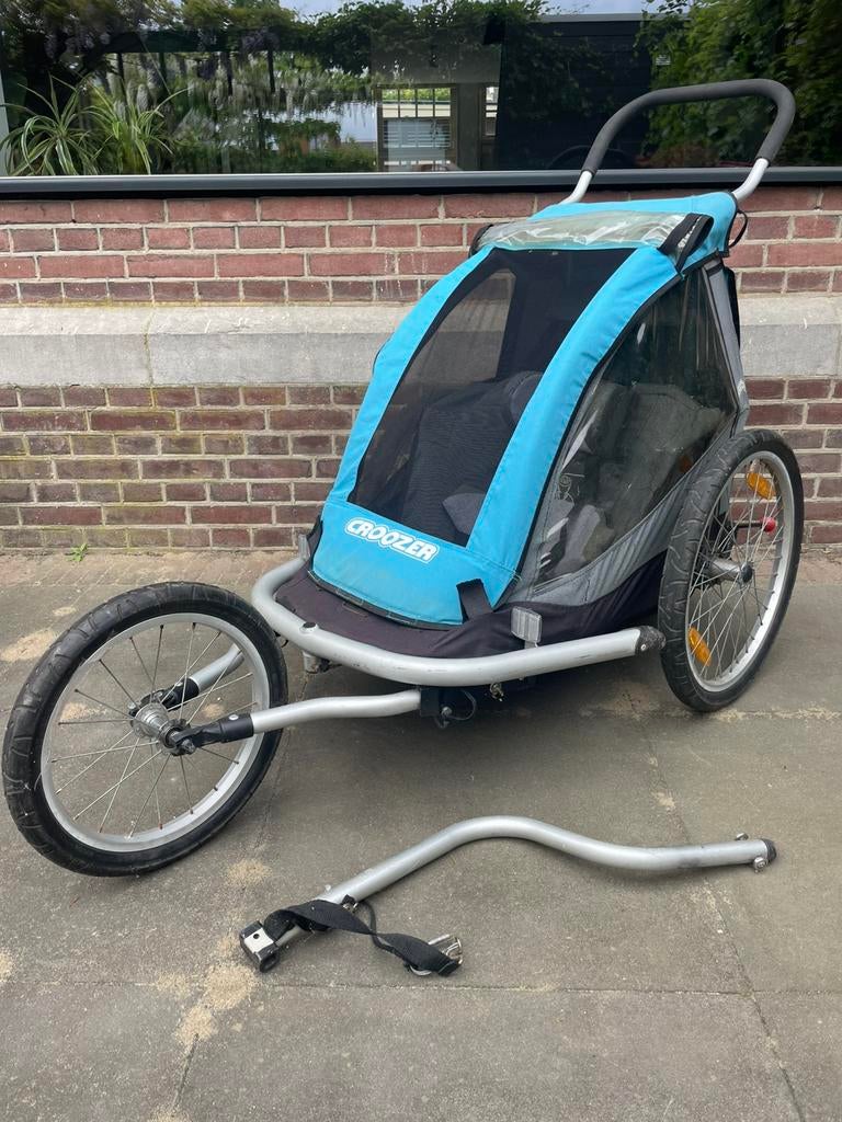 Croozer For One kinderkar, Fietsen en Brommers, Ophalen, Gebruikt, Minder dan 20 kg, Opvouwbaar