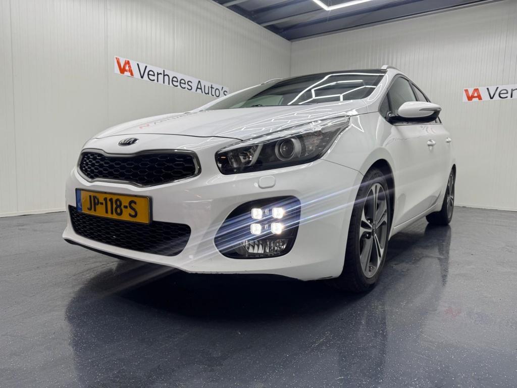 Kia cee'd 1.0 T-GDi GT-Line (bj 2016), Auto's, Kia, 12 maanden, Gebruikt, Euro 6, Wit
