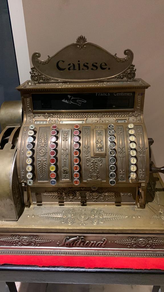 Antieke National Kassa uit 1891 - Prachtig Decorstuk, Ophalen