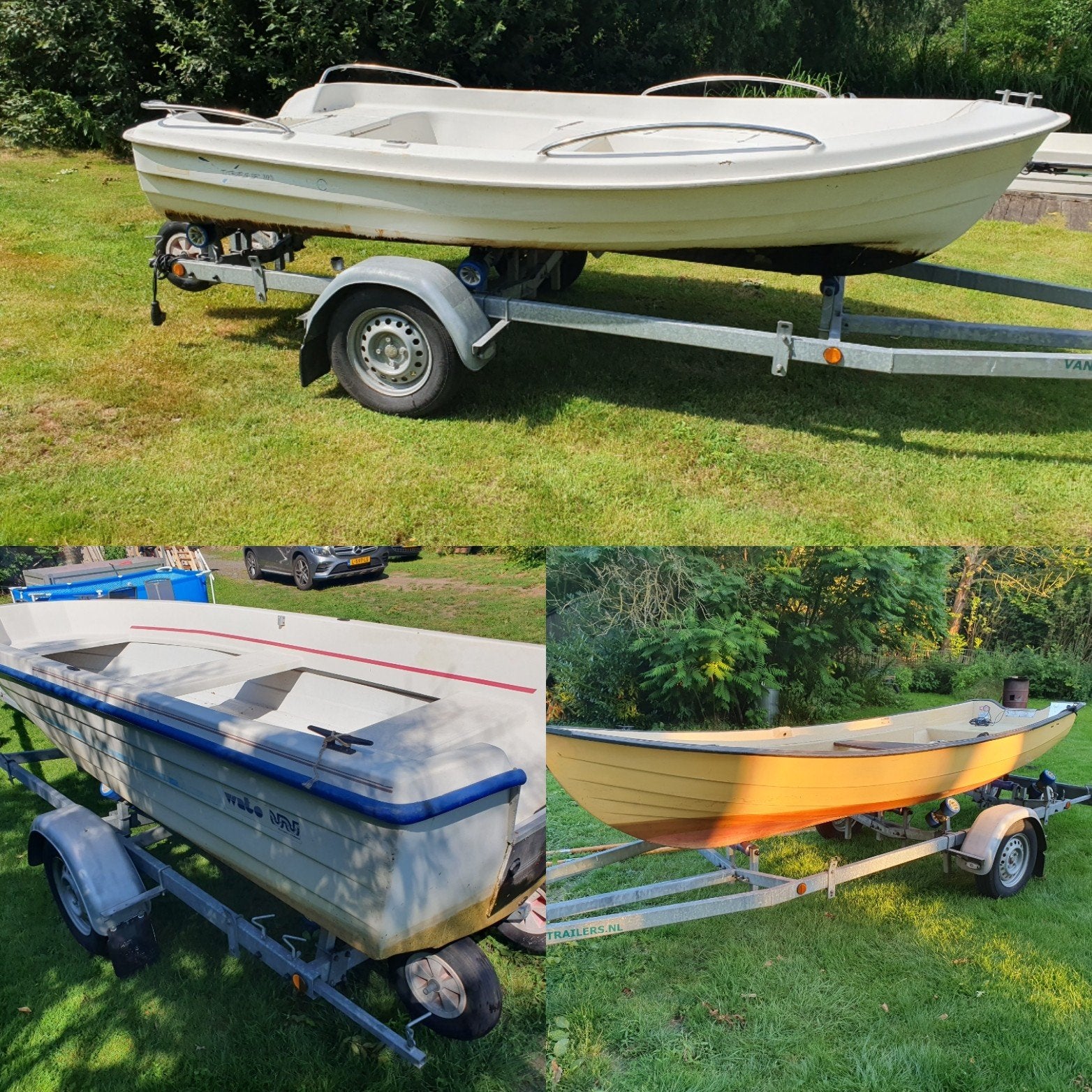boot boten, Watersport en Boten, Vis- en Consoleboten, Gebruikt, Overige merken, Benzine, Tot 10 pk, Buitenboordmotor, Polyester