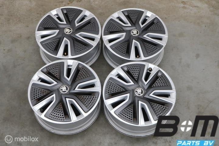 ORIGINEEL! 16 inch velgen Skoda Fabia! 6VA601169BZ, 18 inch, Gebruikt, Velg(en), Personenwagen