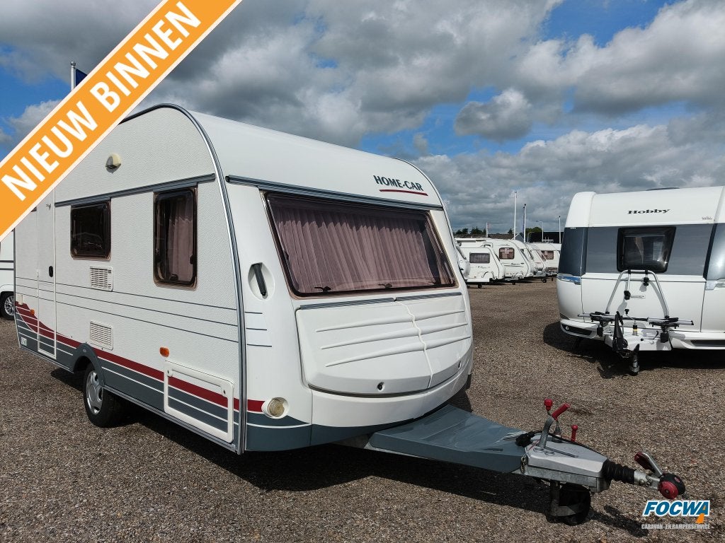 Home-Car Racer Champ 430 Dwarsbed Zit Toilet Tent, Caravans en Kamperen, Home-car, Bedrijf, Treinzit, 750 - 1000 kg